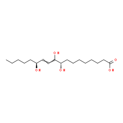 ChemSpider 2D Image | (9S,11E,13S)-9,10,13-Trihydroxy-11-octadecenoic acid | C18H34O5