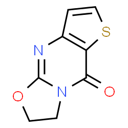 ChemSpider 2D Image | 9H-Oxazolo(3,2-a)thieno(3,2-d)pyrimidin-9-one, 6,7-dihydro- | C8H6N2O2S