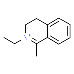 ChemSpider 2D Image | 2-Ethyl-1-methyl-3,4-dihydroisoquinolinium | C12H16N