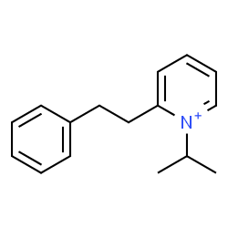 ChemSpider 2D Image | 1-Isopropyl-2-(2-phenylethyl)pyridinium | C16H20N