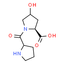 ChemSpider 2D Image | Prolyl-4-hydroxy-L-proline | C10H16N2O4
