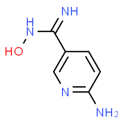 ChemSpider 2D Image | 5-(2-AMINOPYRIDYL)AMIDE OXIME | C6H8N4O