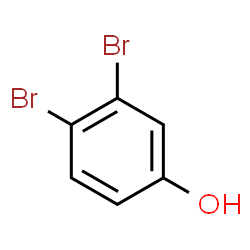 ChemSpider 2D Image | 3,4-Dibromophenol | C6H4Br2O