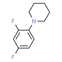 ChemSpider 2D Image | 1-(2,4-Difluorophenyl)piperidine | C11H13F2N