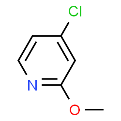 ChemSpider 2D Image | 4-Chloro-2-methoxypyridine | C6H6ClNO