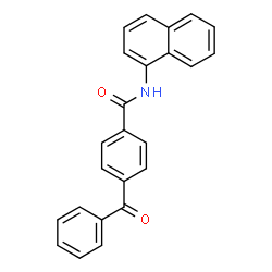 ChemSpider 2D Image | 4-Benzoyl-N-(1-naphthyl)benzamide | C24H17NO2
