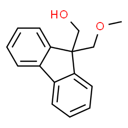 ChemSpider 2D Image | [9-(Methoxymethyl)-9H-fluoren-9-yl]methanol | C16H16O2