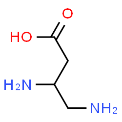 ChemSpider 2D Image | 3,4-DIAMINOBUTYRIC ACID | C4H10N2O2