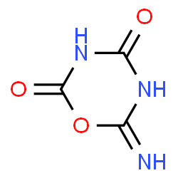 ChemSpider 2D Image | 6-Amino-2H-1,3,5-oxadiazine-2,4(3H)-dione | C3H3N3O3