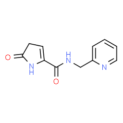 ChemSpider 2D Image | 5-Oxo-N-(2-pyridinylmethyl)-4,5-dihydro-1H-pyrrole-2-carboxamide | C11H11N3O2