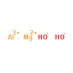InChI=1/Al.Mg.2H2O/h;;2*1H2/q+3;+2;;/p-2