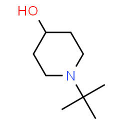 ChemSpider 2D Image | 1-tert-Butylpiperidin-4-ol | C9H19NO