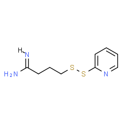 ChemSpider 2D Image | butanimidamide, 4-(2-pyridinyldithio)- | C9H13N3S2