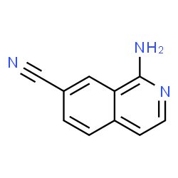 ChemSpider 2D Image | 1-Amino-7-isoquinolinecarbonitrile | C10H7N3