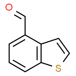 ChemSpider 2D Image | 1-Benzothiophene-4-carbaldehyde | C9H6OS