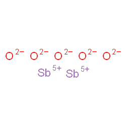 ChemSpider 2D Image | antimony(5+);oxygen(2-) | O5Sb2