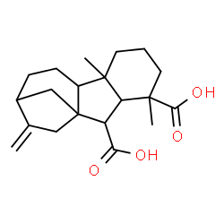 ChemSpider 2D Image | 1,4a-Dimethyl-8-methylenegibbane-1,10-dicarboxylic acid | C20H28O4