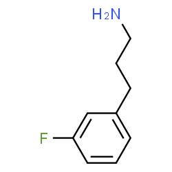 ChemSpider 2D Image | 3-(3-Fluorophenyl)-1-propanamine | C9H12FN