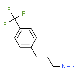 ChemSpider 2D Image | 3-[4-(Trifluoromethyl)phenyl]-1-propanamine | C10H12F3N
