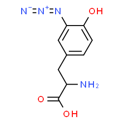 ChemSpider 2D Image | 3-Azidotyrosine | C9H10N4O3