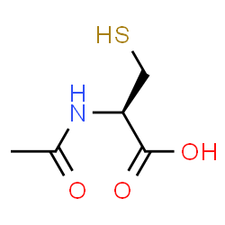 ChemSpider 2D Image | N-Acetyl-L-cysteine | C5H9NO3S