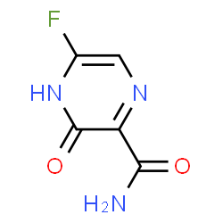ChemSpider 2D Image | 5-Fluoro-3-oxo-3,4-dihydro-2-pyrazinecarboxamide | C5H4FN3O2