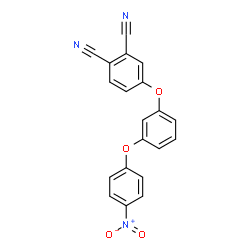 ChemSpider 2D Image | 4-[3-(4-Nitrophenoxy)phenoxy]phthalonitrile | C20H11N3O4