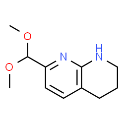 ChemSpider 2D Image | 7-Dimethoxymethyl-1,2,3,4-tetrahydro-[1,8]naphthyridine | C11H16N2O2
