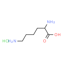 ChemSpider 2D Image | Lysine hydrochloride | C6H15ClN2O2