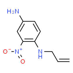 ChemSpider 2D Image | N~1~-Allyl-2-nitro-1,4-benzenediamine | C9H11N3O2