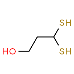 ChemSpider 2D Image | 3,3-Disulfanyl-1-propanol | C3H8OS2