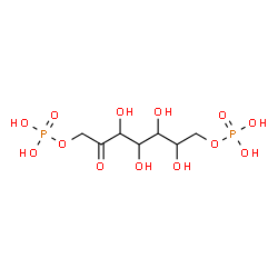ChemSpider 2D Image | 2,3,4,5-Tetrahydroxy-6-oxo-1,7-heptanediyl bis[dihydrogen (phosphate)] | C7H16O13P2