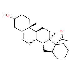 ChemSpider 2D Image | 1-[(2R,4aR,4bS,6aR,6bR,10aS,11aR,11bR)-2-Hydroxy-4a,6a-dimethyl-1,2,3,4,4a,4b,5,6,6a,7,8,9,10,10a,11,11a,11b,12-octadecahydro-6bH-indeno[2,1-a]phenanthren-6b-yl]ethanone | C25H38O2