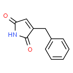 ChemSpider 2D Image | 3-Benzyl-1H-pyrrole-2,5-dione | C11H9NO2