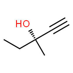 ChemSpider 2D Image | (3R)-3-Methyl-1-pentyn-3-ol | C6H10O