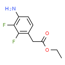ChemSpider 2D Image | Ethyl (4-amino-2,3-difluorophenyl)acetate | C10H11F2NO2
