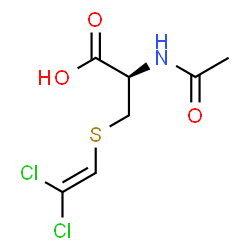 ChemSpider 2D Image | N-Acetyl-S-(2,2-dichlorovinyl)-L-cysteine | C7H9Cl2NO3S