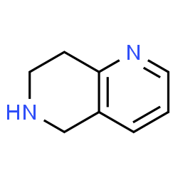 ChemSpider 2D Image | 5,6,7,8-Tetrahydro-1,6-naphthyridine | C8H10N2