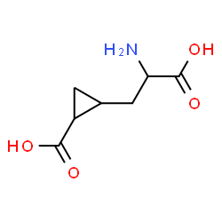 ChemSpider 2D Image | 3-(2-Carboxycyclopropyl)alanine | C7H11NO4