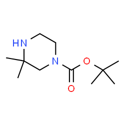 ChemSpider 2D Image | 1-Boc-3,3-dimethylpiperazine | C11H22N2O2
