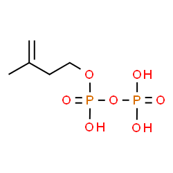 ChemSpider 2D Image | isopentenyl diphosphate | C5H12O7P2