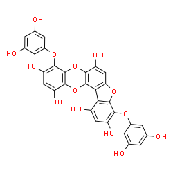 ChemSpider 2D Image | phlorofucofuroeckol A | C30H18O14
