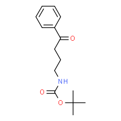 ChemSpider 2D Image | 4-(Boc-amino)-1-phenyl-butan-1-one | C15H21NO3