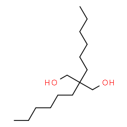 ChemSpider 2D Image | 2,2-Dihexyl-1,3-propanediol | C15H32O2