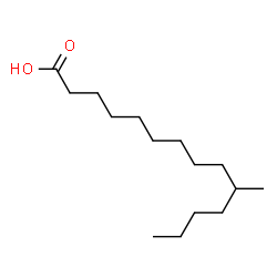 ChemSpider 2D Image | 10-Methyltetradecanoic acid | C15H30O2