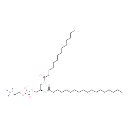 ChemSpider 2D Image | 1-myristoyl-2-stearoyl-sn-glycero-3-phosphocholine | C40H80NO8P