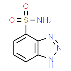 ChemSpider 2D Image | 1H-Benzotriazole-4-sulfonamide | C6H6N4O2S