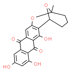 ChemSpider 2D Image | (+/-)-averufin | C20H16O7