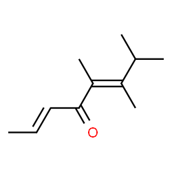 ChemSpider 2D Image | (2E,5E)-5,6,7-Trimethyl-2,5-octadien-4-one | C11H18O