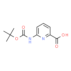 ChemSpider 2D Image | 6-N-Boc-aminopicolinic acid | C11H14N2O4